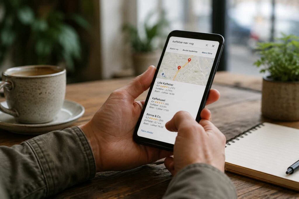 Lær hvad lokal SEO er, og hvordan din virksomhed bliver mere synlig i lokale Google-søgninger og Google Maps.